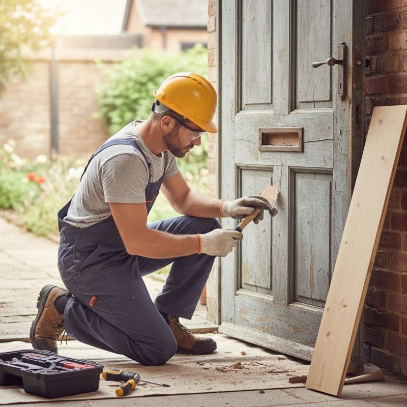 Wood Door Repair in Conroe, TX