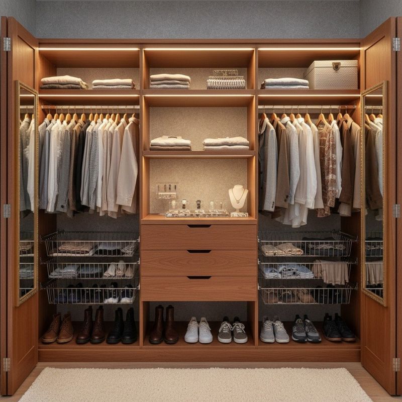 Walk-In Closet Organization Installation Design Trends