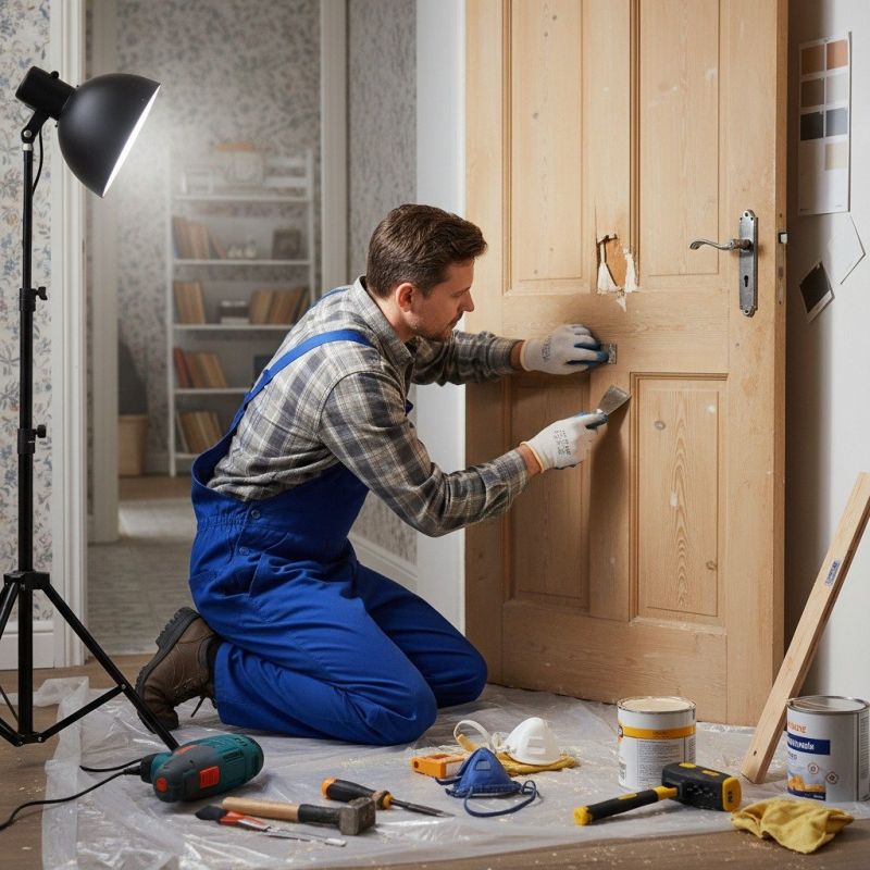 Wood Door Repair in Kansas City, KS
